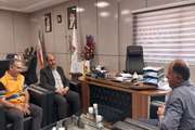 دیدار مدیر کل دامپزشکی استان با مدیر پایانه مرزی سرو